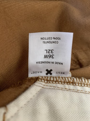 Best Made Co Corduroy 5 Pocket Pants Men's 36x32 Brown Straight Leg - Picture 8 of 12