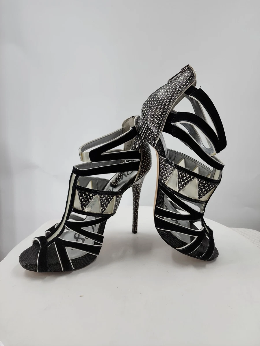 Sam edelman black and white best sale heels