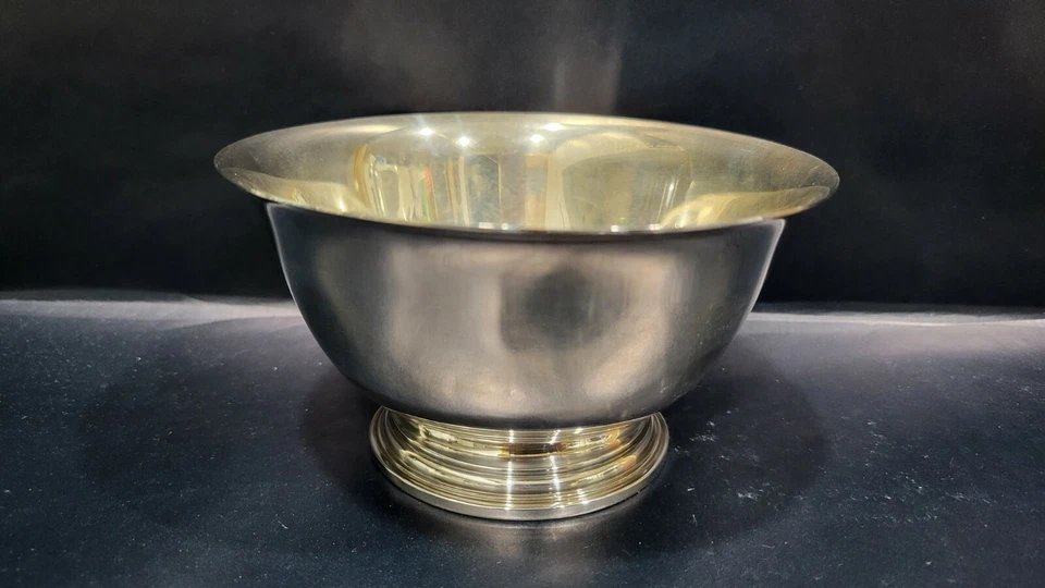 Cuenco de plata de ley Stieff 1961 vintage Foto 2 de 4