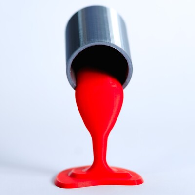 Spilling Paint - Spilled Paint - Comes as shown with the Spill and Can!