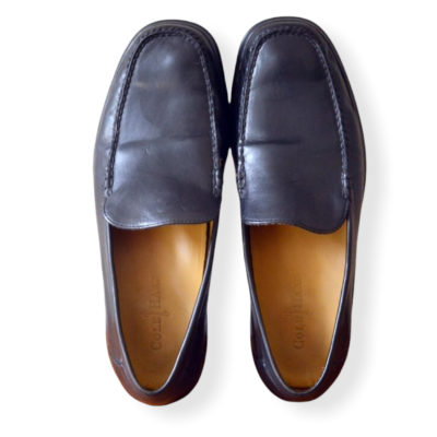 Cole Haan Mens 10M Black Leather Slip-On Driving Moccasin  display picture 2