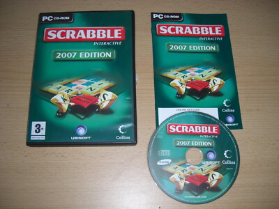 SCRABBLE Interactive 2007 Edition PC CD Rom Original mit Handbuch - SCHNELLER VERSAND