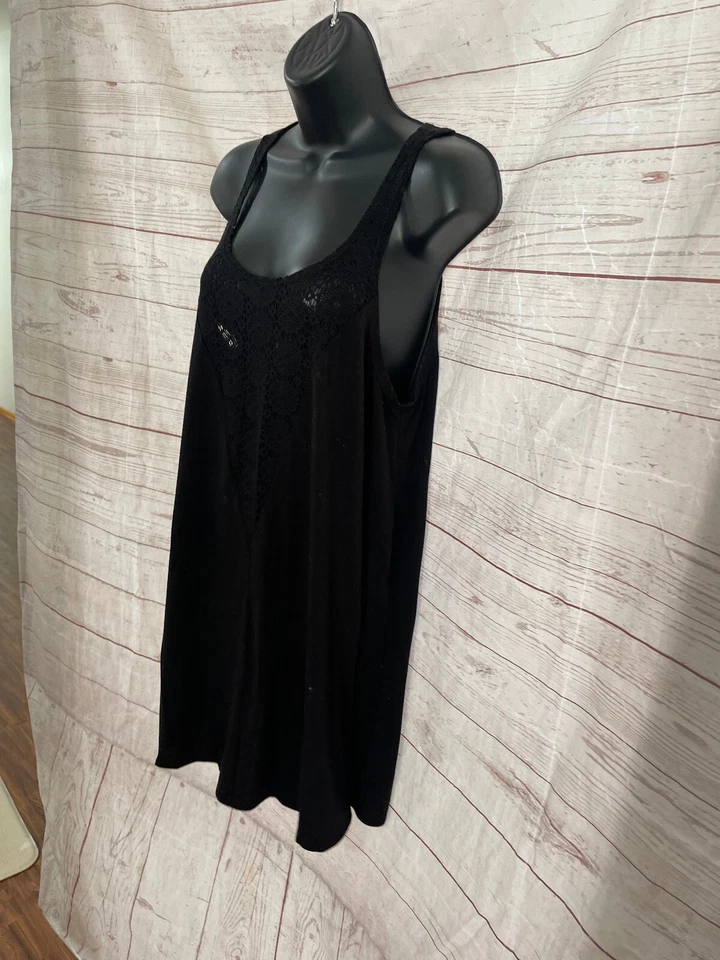 Vestido para mujer Xhilaration negro sin mangas cuello abierto talla M Foto 3 de 4