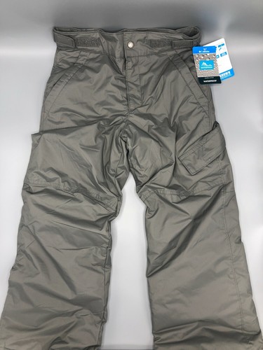 NWT COLUMBIA - YOUTH UNISEX SIZE SMALL (8) - BLACK NYLON OUTGROWN SNOW SKI PANTS - Picture 6 of 11