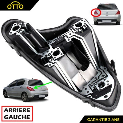 Platine de feu arrière GAUCHE compatible pour Peugeot 308 I Berline Phase 1 - Photo 1/4
