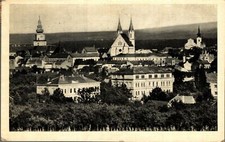 Czech Republic Kromeriz Celkovy Pohled Kromeríž Hitler Stamp Postcard 08.48
