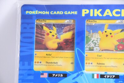 み*び様 ピカチュウワールドコレクション Pikachu world colle Pokemon Card Pikachu World Collection Set of 9 Blue PCG