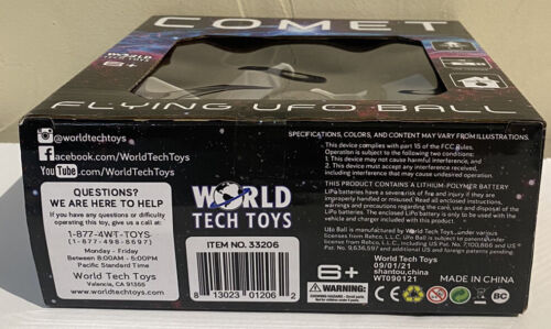 World Tech Flying UFO Ball Toys Comet LED Effect Kids - Picture 3 of 4