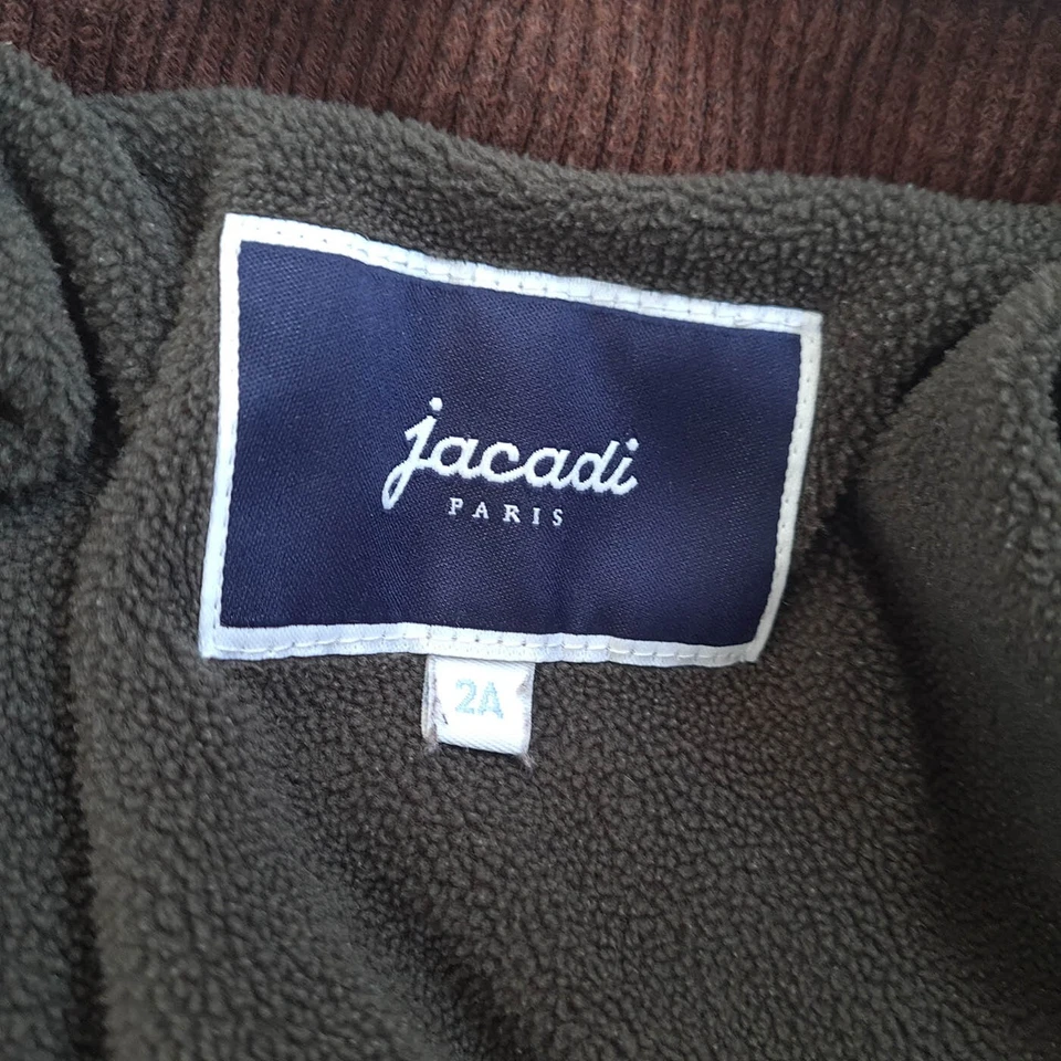 Chaqueta Jacadi Paris Bebé Niño Talla 2 Años 2A Abrigo Forrado de Vellón Acolchado Foto 3 de 4