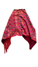 palestinian Heritage style hand woven scarf,embroiderd shawl handmade.