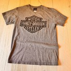 Harley Davidson Gray Pocket T Shirt Medium Shield on Front Orlando Dealer
