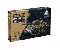 Italeri 1:56 Sherman M4A3E8 Fury Plastik Modellbausatz MilitäR Plastik Modellbau