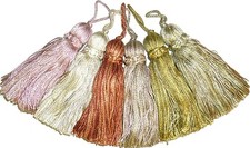 BEAD TOP KEY TASSELS, ASSORTED COLS, X4, CUSHIONS, BLINDS, CURTAINS, ART 2031