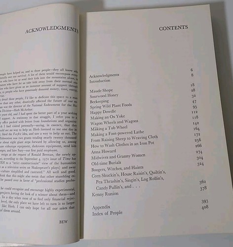 FOXFIRE 2 Eliot Wigginton More Affairs Of Plain Living SC 1973 - Imagen 4 de 4