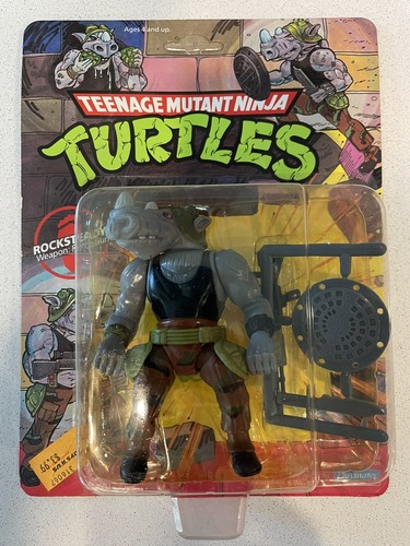 TMNT  1988 ROCKSTEADY MOC 10 Back Unpunched - Play...