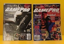 GamePro Magazines, Lot Of 2, Mar 2004 Hitman: Contracts, Aug 1997 Mortal Kombat 