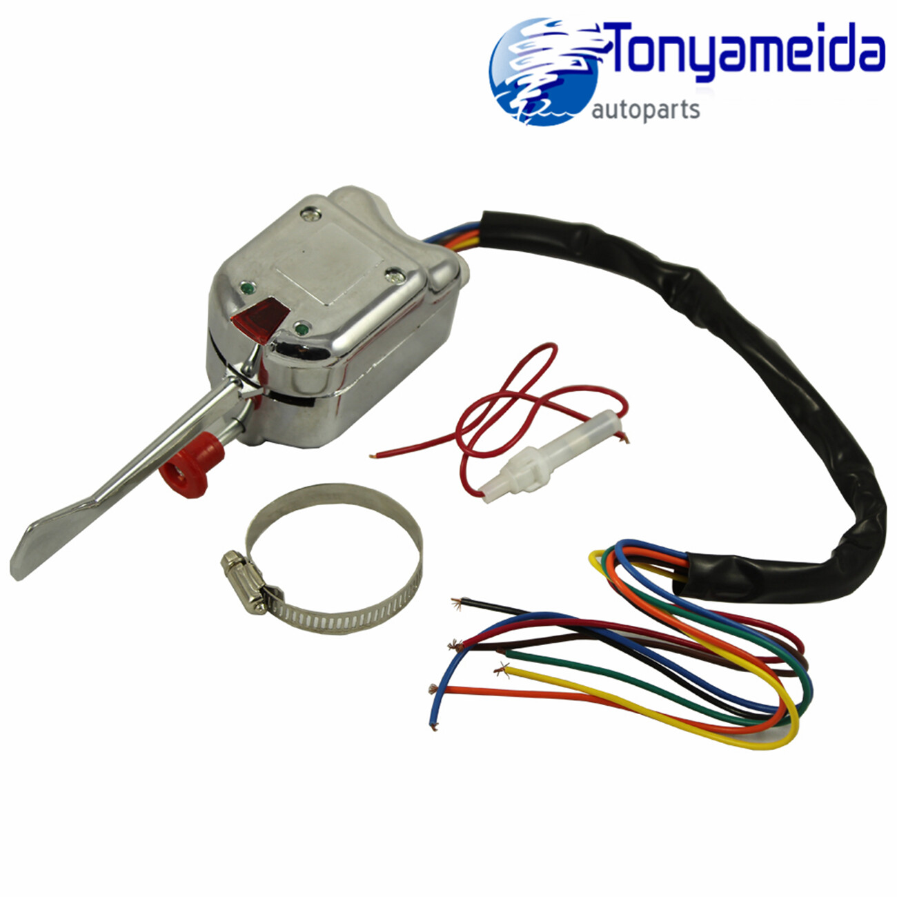 Universal Street Rat Hot Rod Chrome Turn Signal Switch For BUICK FORD GM  12V 686494076242 | eBay