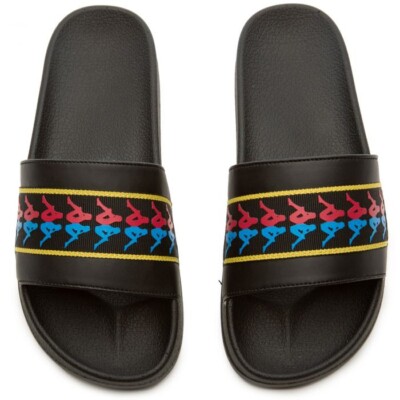 KAPPA 222 Banda Adam 14 Slides Sandals Red Yellow Blue Size Men's