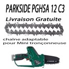 chaîne  Mini tronçonneuse Parkside lidl PGHSA 12 C3