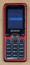 Kyocera Domino / Jax S1310 - Red ( MetroPCS ) Cellular CDMA Phone - Rare Color