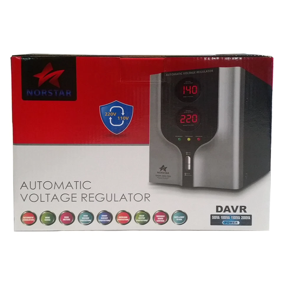 Norstar Step UP & Step Down Voltage Converter with Automatic Voltage Regulator - Image 2 of 4