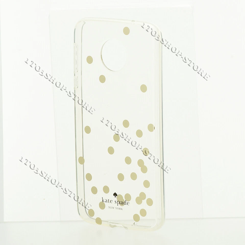 Carcasa rígida flexible Kate Spade Motorola Moto Z Force Droid - confeti puntos dorados Foto 3 de 4