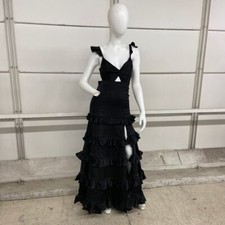 ALTAR'D STATE Alana Marie Maxi Dress Women's Size S Black