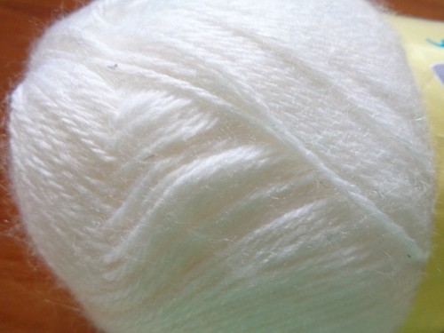 PATONS BIG BABY 3PLY YARN - WHITE - 100GMS - Picture 2 of 2