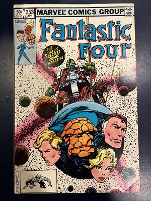 FANTASTIC FOUR #253 -John Byrne Art ,  Marvel Comics 1983