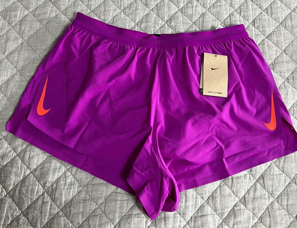 Nike Aeroswift ADV 2" Running Shorts Men’s Size XL Purple CJ7837-552 BNWT
