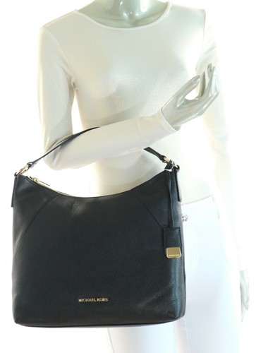 Michael Kors Karson große Schultertasche Leder schwarz - Neu mit Etikett 378,00 € - Bild 2 von 10