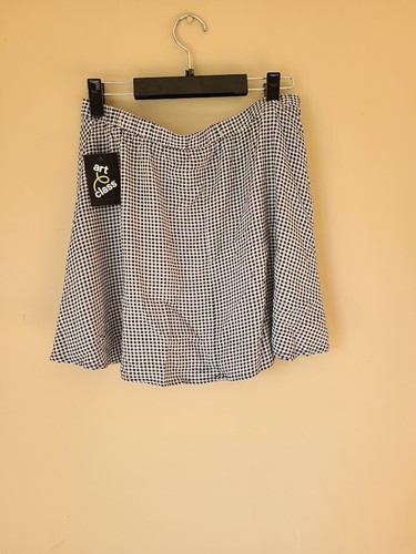 Art Class Girls Pull-On Plaid Skirt Size XXL(18) Rayon