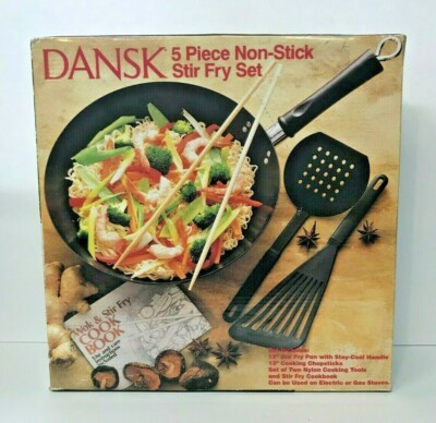 Dansk 5 Piece Non-Stick Stir Fry Set NEW!