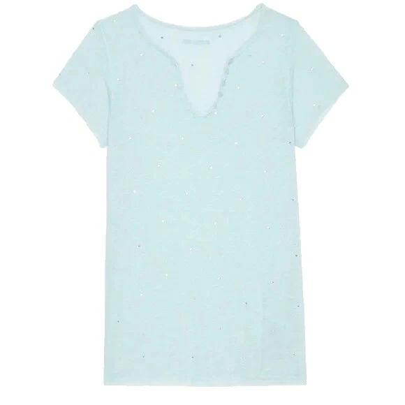 Linen Polka Dot Tops for Women