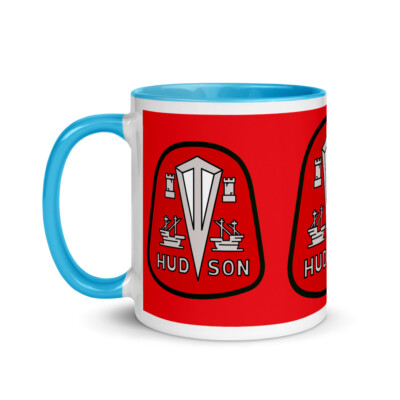1940s / 1950s Hudson Motor Car Custom Coffee Hot or Cold Beverage Mug (4 Colors)