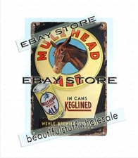 Mule head Ale Beer metal tin sign contemporary home decor