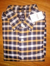 J. Crew Slim Flex Oxford Shirt Plaid Size Med slim Fit NEW 59 Free Shipping