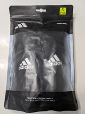Youth Black  White Adidas Football Socks size S-Pocket for detachable Shield