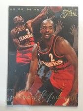 1995-96 Flair #151 Stacey Augmon ~ Atlanta Hawks
