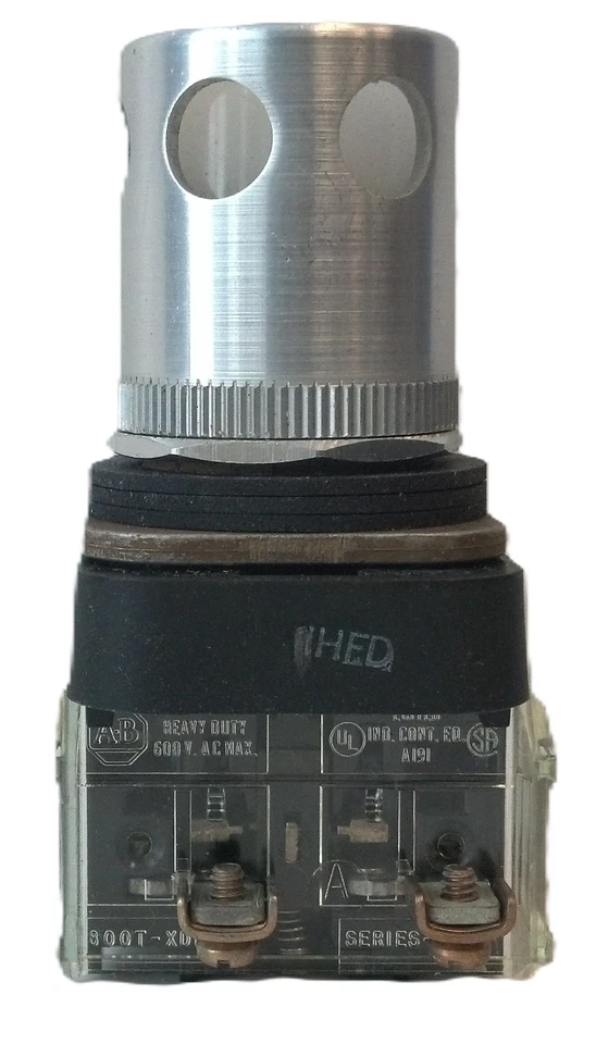 Allen-Bradley 800T-PA16XD1 120 VAC botón de control piloto iluminado hermético Foto 4 de 4