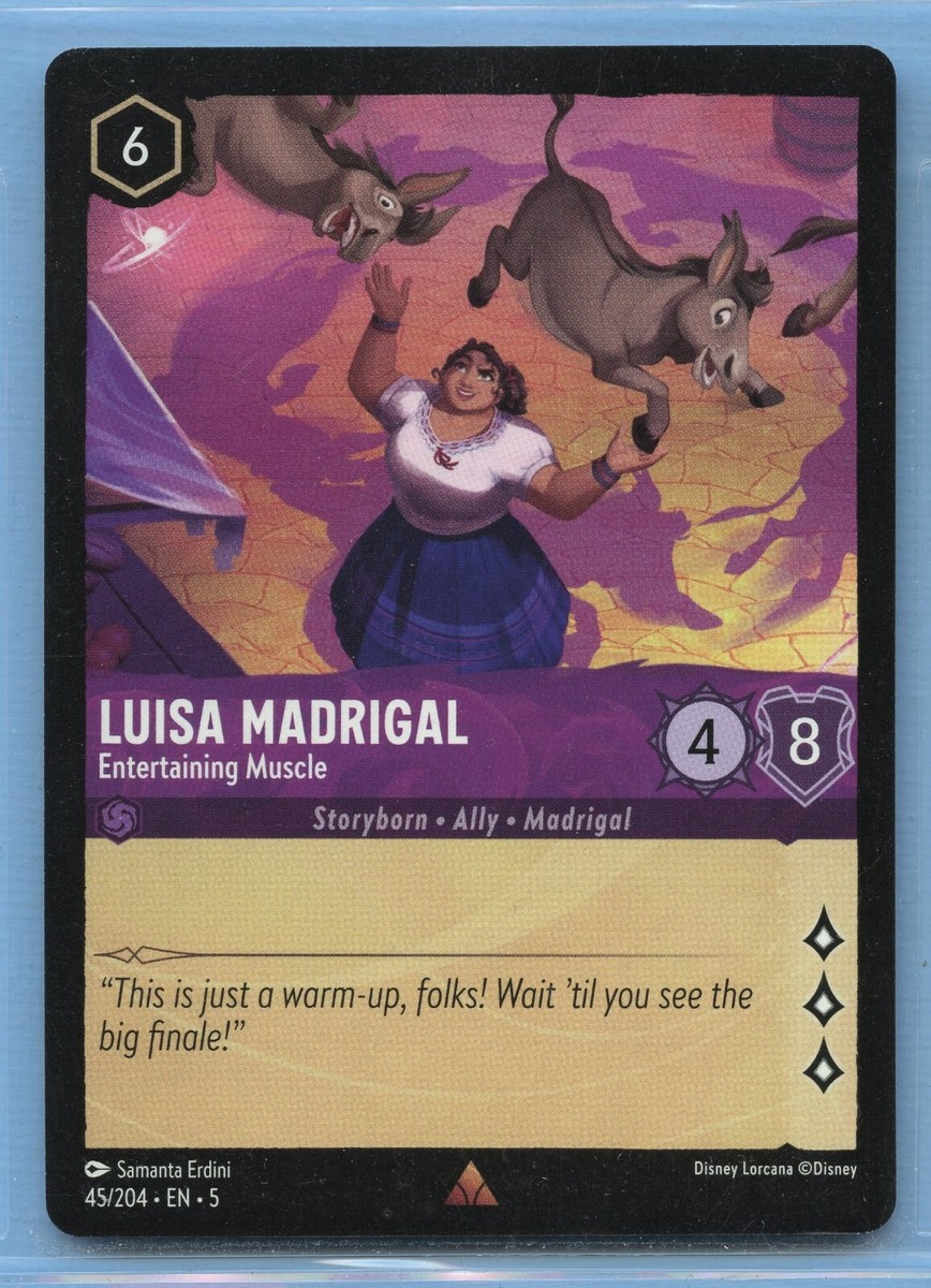 Disney Lorcana ルイーサ・マドリガル Disney Lorcana: Shimmering Skies: Luisa Madrigal (45/204) | eBay