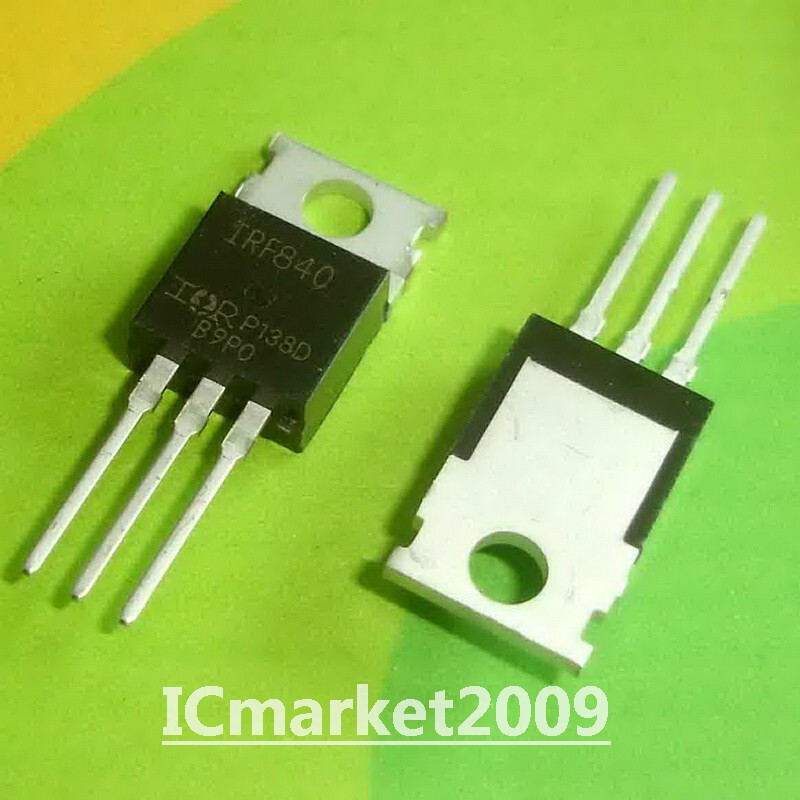 BOJACK IRF840 MOSFET Transistor IRF840N 8 A 500 V MOSFET di potenza a canale N TO-220AB (confezione da 10 pezzi