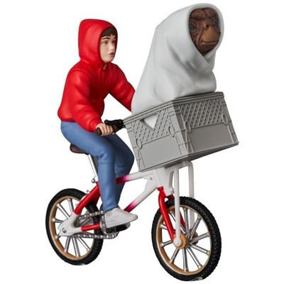 UDF Ultra Detail Figure No. 801 ET & ELLIOTT with BICYCLE, approximately 90m