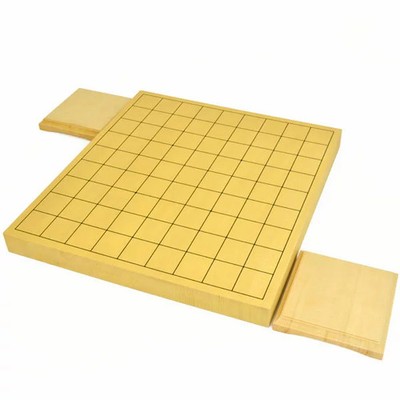 Shogi Board New Kaya Wood 1-Inch Thick Tabletop Japan 36.4cm (14.3in)