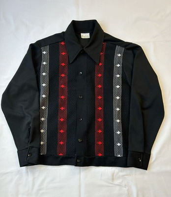 #ad 60s 70s Sears KINGS ROAD Shop Vintage Shirts Jacket Black Sears America Vintage $340.64