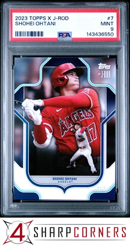 2023 TOPPS X J-ROD SHOW OUT COLLECTION #7 SHOHEI OHTANI  PSA 9