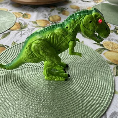 Adventure Force T-Rex with Roaring Sound Effects And Light Up Eyes Light Green