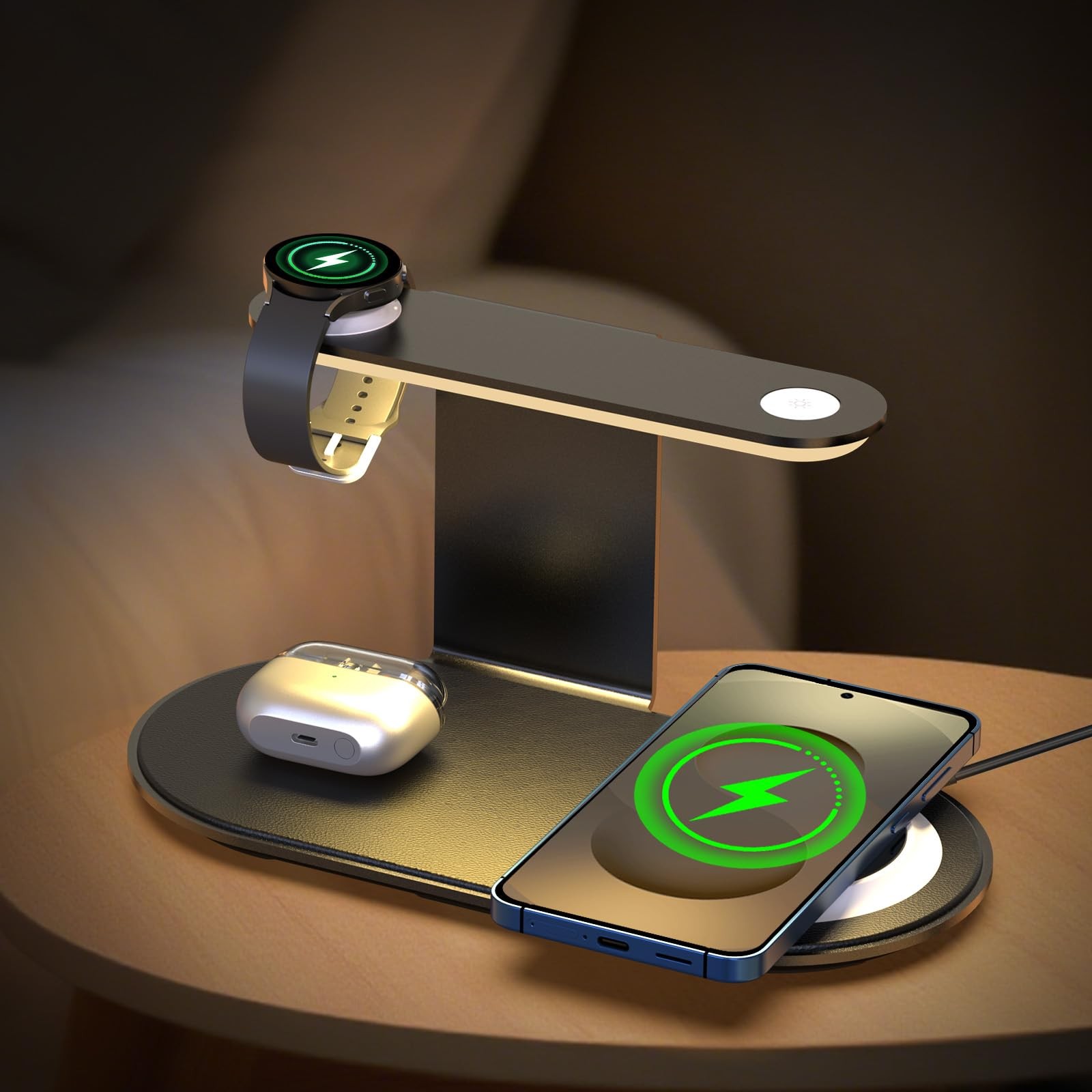 Aluminum 4-in-1 Charging Station for Samsung