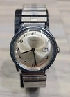Vintage Timex Marlin 1976 35MM Date-  Working. Missing Second Hand