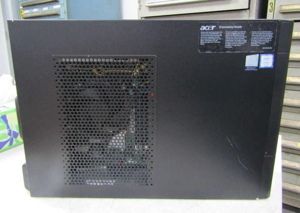 💥ACER VERITON X4650G SERIES DESKTOP COMPUTER 100-127/220-240 VAC 6/3A VX5E1 - Image 3 of 4